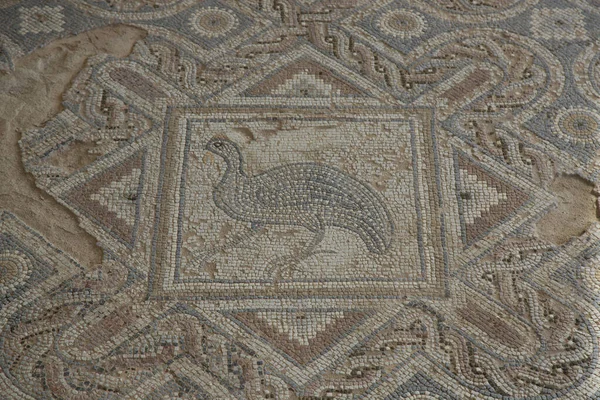 Starověká Mozaika Řeckém Chrámu — Stock fotografie