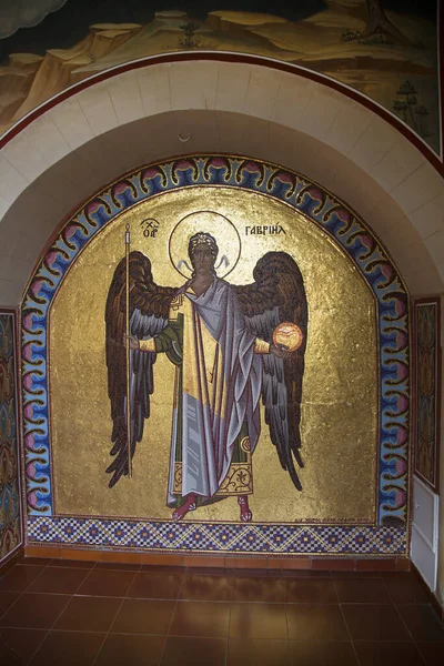Gyönyörű Ortodox Templom Belseje — Stock Fotó