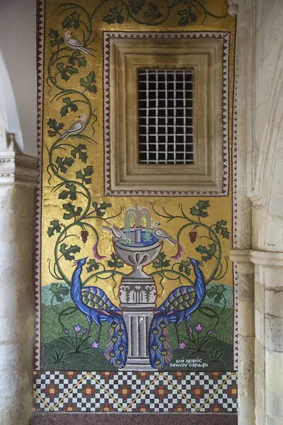 Gyönyörű Ortodox Templom Belseje — Stock Fotó
