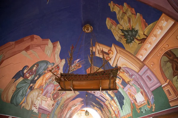 Interior Bela Igreja Ortodoxa — Fotografia de Stock