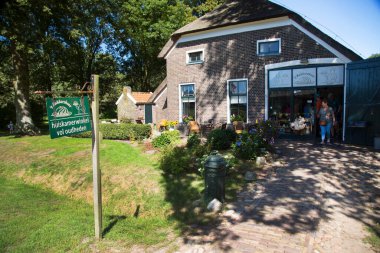 Tipik küçük Hollandalı evleri 