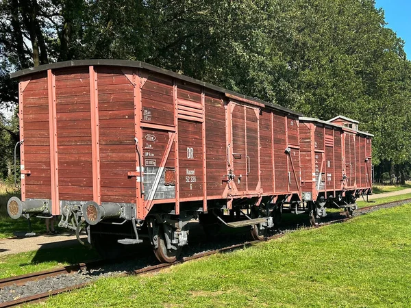 Jalá Bork Países Bajos Antiguo Vagón Ferroviario Histórico Parque Conmemorativo —  Fotos de Stock