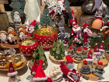 Meppen, Almanya 'da Noel hediyeleri ve dekorasyonlar 