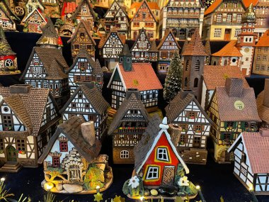 Meppen, Almanya 'da Noel hediyeleri ve dekorasyonlar 