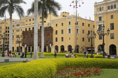 Lima şehrinin ana meydanı, Peru