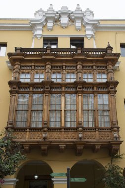 Peru 'nun başkenti ve en büyük şehri Lima' nın güzel mimarisi.