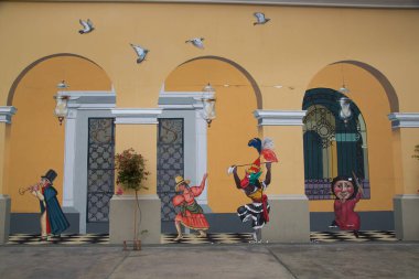 Lima sokak sanatı Peru 'nun başkenti ve en büyük şehridir..