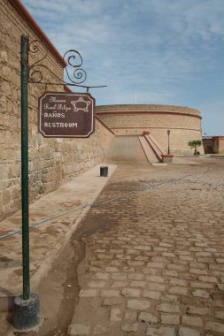 Callao, Peru 'daki Gerçek Felipe Kalesi (Peru Ordu Müzesi) detayları