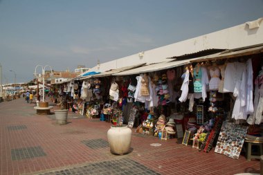 Lima City, Peru 'daki sokak pazarı manzarası