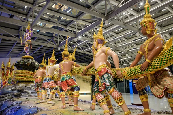 Bangkok Thailand November 2022 Einweihung Der Statue Ocean Milk Flughafen — Stockfoto