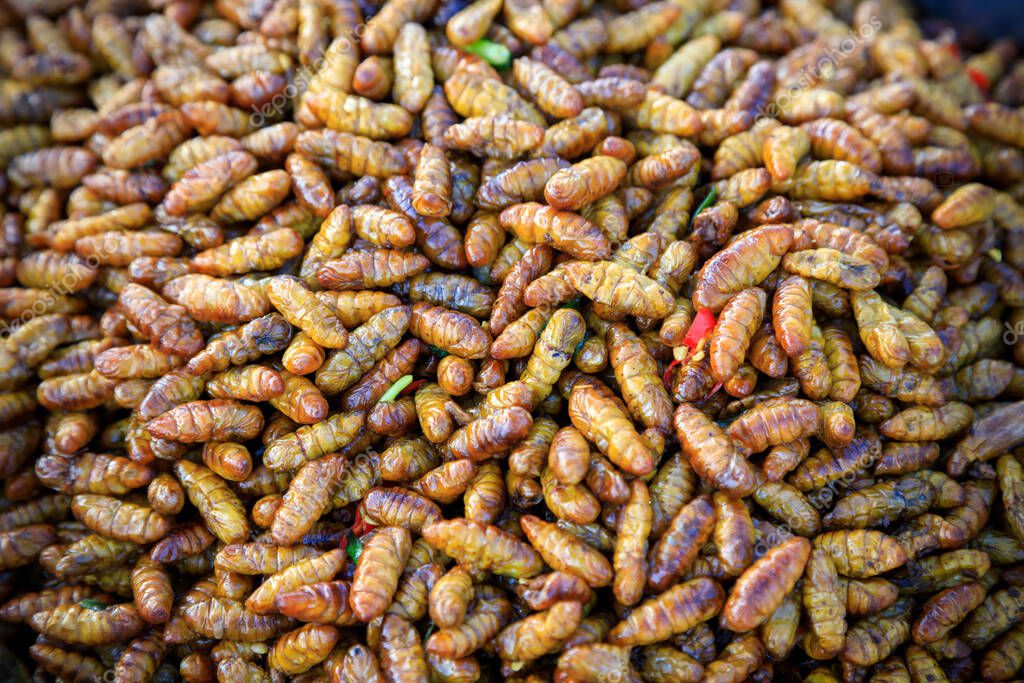 Immagini Stock - Insetti Commestibili Fritto Mescolano Con Foglie Verde  Lime. Insetti Fritti Sono Prelibatezze Cucina Regionale In Thailandia.  Image 31870568