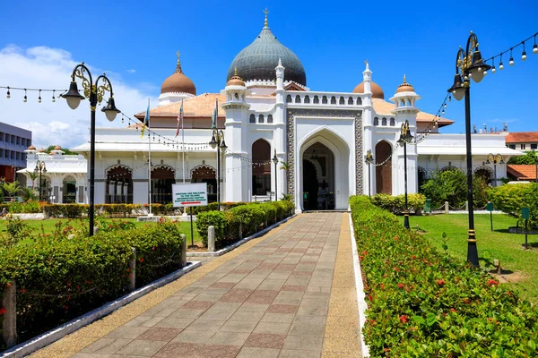 Külső Masjid Kapitan Keling Mecset Található Georgetown Penang Malajzia — Stock Fotó