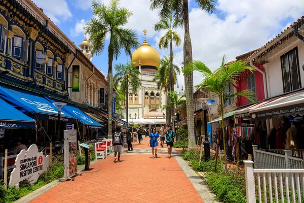 Singapore February 2023 Sultan Mosque Masjid Sultan Mosque Located Singapore — Stock Photo, Image