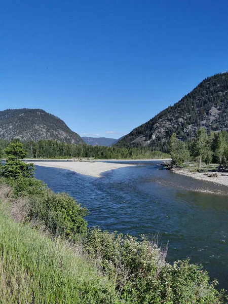 Similkameen River Runs Southern British Columbia Canada River Said Named — Stock Photo, Image