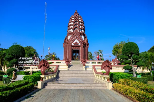Prachuap Khiri Khan Thajsko Února 2023 Pohled Exteriéru Chrám Města — Stock fotografie