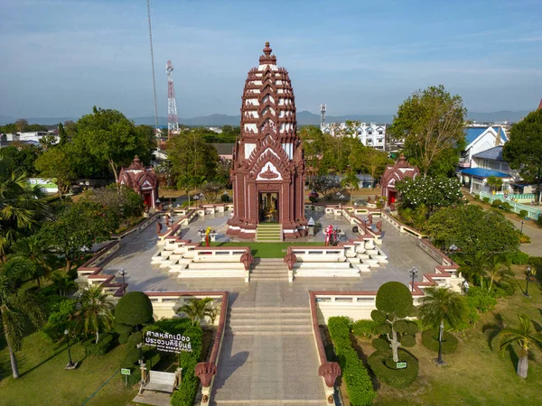 Prachuap Khiri Khan Tailândia Fevereiro 2023 Vista Exterior Santuário Pilar — Fotografia de Stock