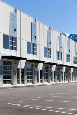 Squamish, British Columbia, Kanada 'da bir depo.