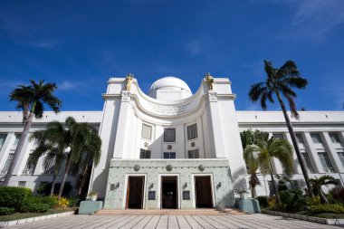 Cebu City, Philippines - October 1, 2013: Exterior view of the Cebu Provincial Capitol building, the seat of the provincial government of Cebu province, located in Cebu City, Philippines. clipart