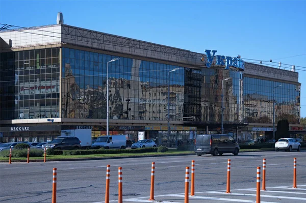 Kyiv Ukraine October 2022 View Famous Shopping Mall Ukraine Victory — Stock Photo, Image