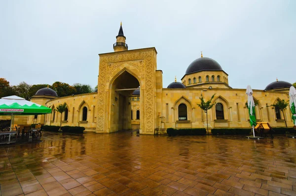 Kiev Ucrania Octubre 2022 Amplia Vista Panorámica Mezquita Rahma Ubicada — Foto de Stock