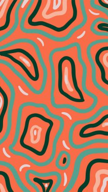 Duvar kağıdı için renkli grafik desenli dikey arkaplan ile soyut sanat.