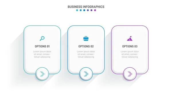 Timeline Infographic Infochart Modern Presentation Template Spets Business Process Website — Stock vektor