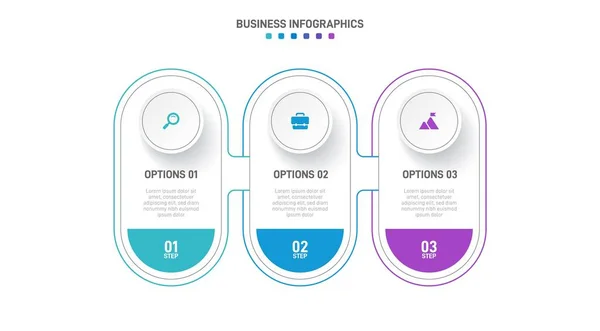 Tidslinje Infographic Med Infochart Modern Presentationsmall Med Spets För Affärsprocessen Royaltyfria Stockvektorer