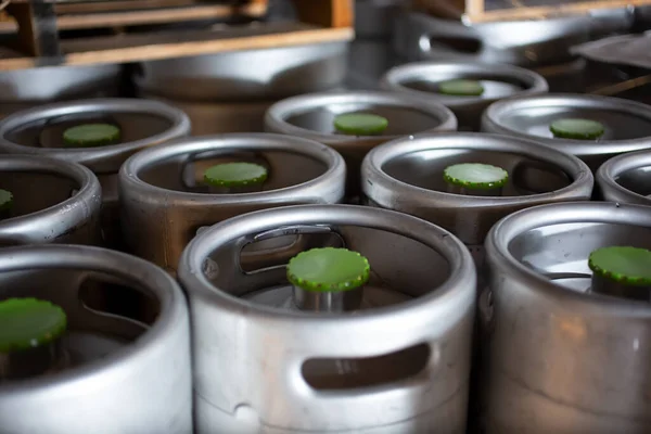 Birkaç Bira Fıçısının Manzarası — Stok fotoğraf