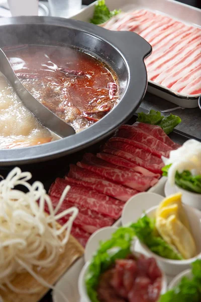 View All Elements Hot Pot Meal — Stock Photo, Image
