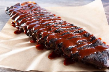 Domuz pirzolası dolu bir manzara..