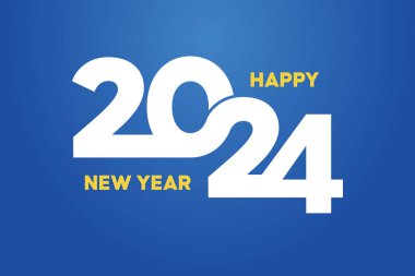 yaratıcı mutlu yeni yıl 2024 arkaplan tasarımı