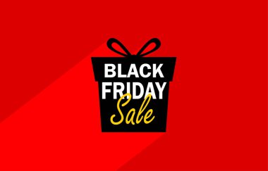 Kara Cuma Hediye Vektörü