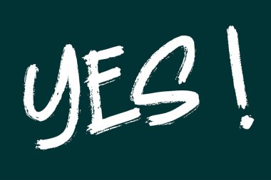 İşte bu! kelime vektör yazı tipi tipografisi