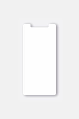 akıllı telefon ekran koruyucu model çizimi