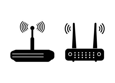 WiFi yönlendirici simgesi. vektör çizim