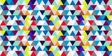 çok renkli üçgen arkaplan (duvar dekoru)
