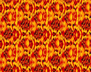 Doğuya özgü bir model. İpek desenli. Pamuk deseni. Adras. İkat.