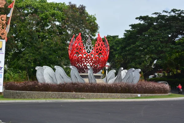 バリで11月15日から開催されるKttg20記念碑を歓迎する 撮影日 2022年10月21日場所 Pass Nguah Rai Pesanggaran Badung Regency Bali — ストック写真