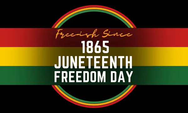 Juneteenth African American Independence Day Junio Día Libertad Emancipación — Foto de Stock