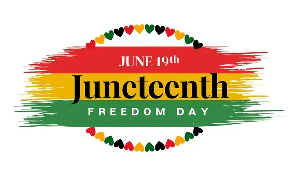 Juni Dem Afroamerikanischen Unabhängigkeitstag Tag Der Freiheit Und Emanzipation — Stockfoto
