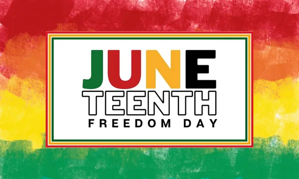 Stock image Juneteenth Freedom Day. African-American Independence Day Celebration on June 19.