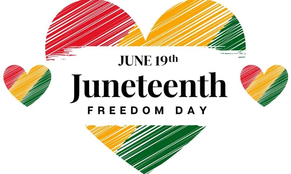 Día Libertad Celebración Del Día Independencia Afroamericana Junio — Foto de Stock