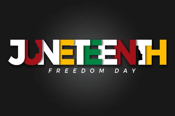 Juneteenth Freedom Day Feierlichkeiten Zum Afroamerikanischen Unabhängigkeitstag Juni — Stockfoto