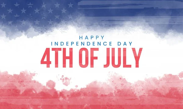 Feliz Dia Independência Estados Unidos Feriado Nacional Julho Design Cartão — Fotografia de Stock