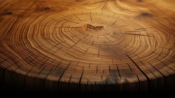 木製のログの閉じる 木のテクスチャの背景 — ストック写真