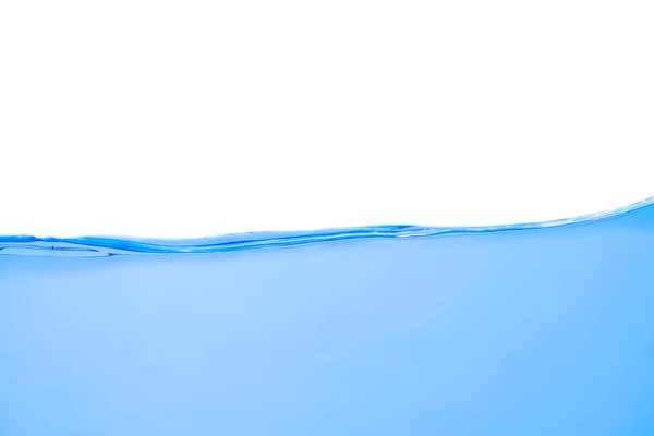 白い背景の上の泡と水面波 — ストック写真