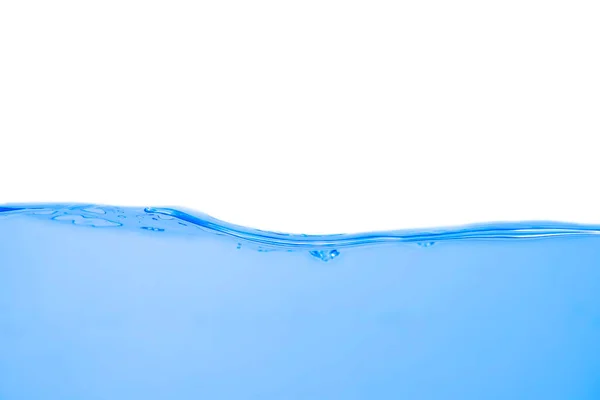 Wasserwelle Mit Blasen Auf Weißem Hintergrund — Stockfoto