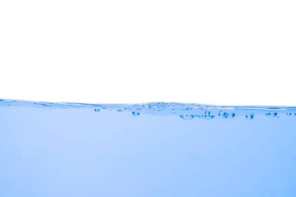 Water Golf Met Bubbels Een Witte Achtergrond — Stockfoto