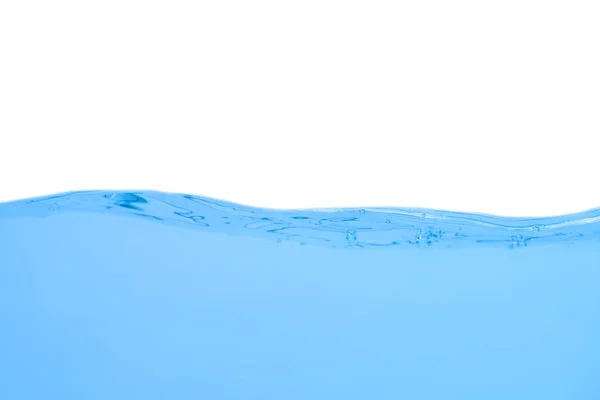 Wasserwelle Mit Blasen Auf Weißem Hintergrund — Stockfoto