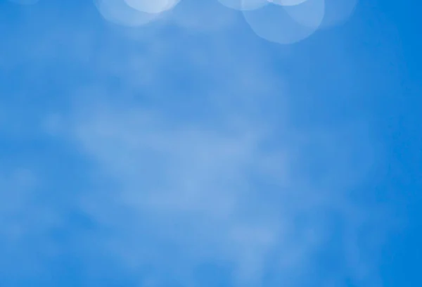 Luce Astratto Blu Bokeh Natale Cerchio Colore Glitter Offuscata Sfondo — Foto Stock